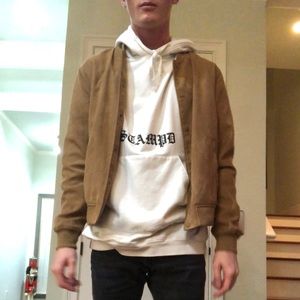 Native Youth Suede Bomber
